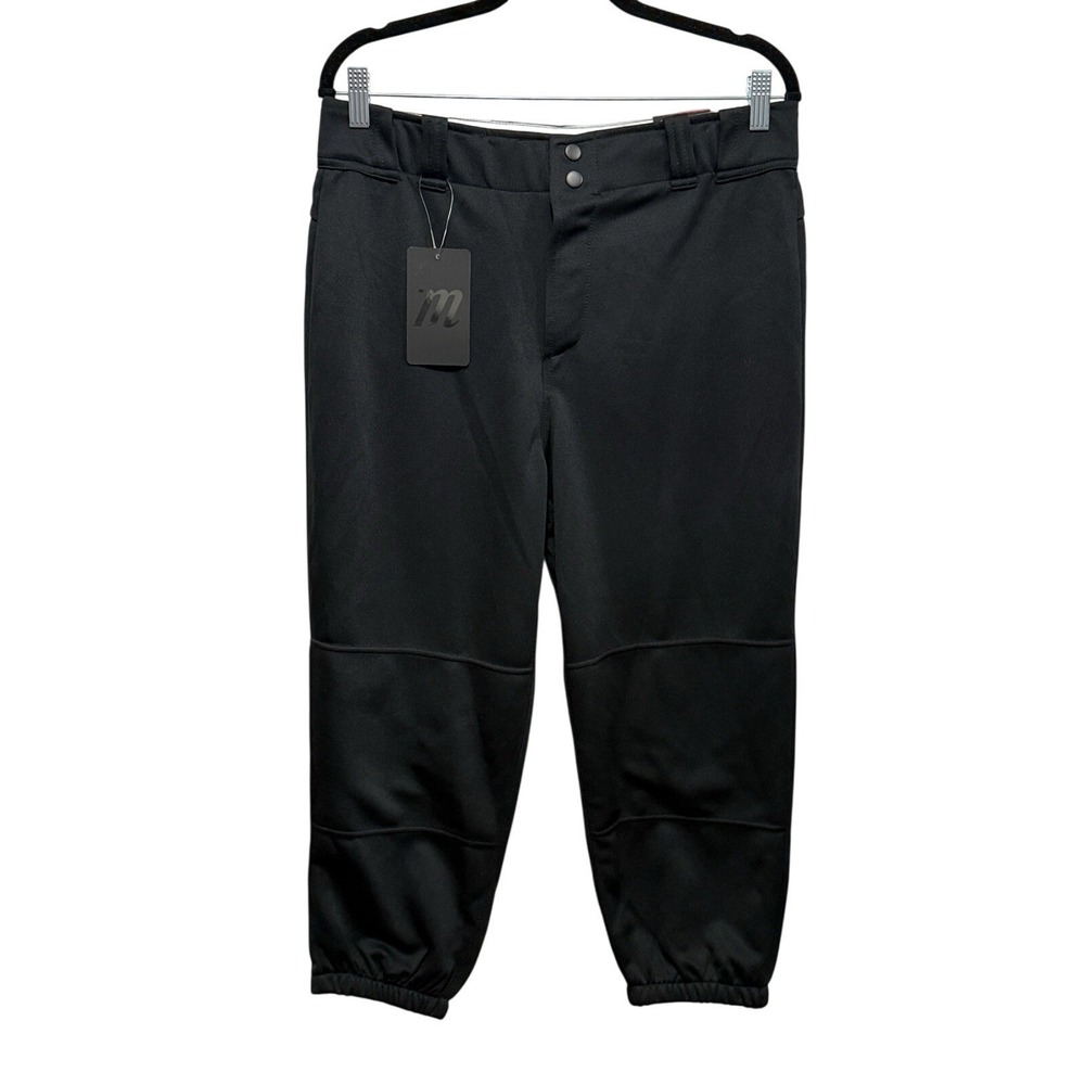 Marucci Excel Women's L Double-Knit Fastpitch Softball Pants MAFPPTEXL Black NWT